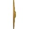 Ekena Millwork Naple Ceiling Medallion (Fits Canopies up to 3 3/8"), Hnd-Painted Pharaohs Gold, 37 1/2"OD x 3 3/8"P CM37NAPGS - alternate 3